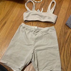 Skims two piece set tank top and shorts